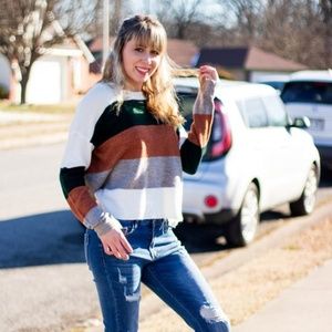 All About Chic Colorblock Sweater